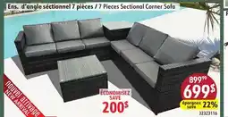 Sushi Shop 7 Pieces Sectional Corner Sofa offer