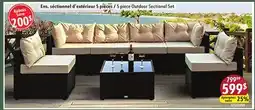 Sushi Shop 5 piece Outdoor Sectional Set offer
