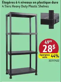 Sushi Shop 4 Tiers Heavy Duty Plastic Shelves offer