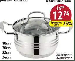 Sushi Shop Saucepan with Glass Lid offer