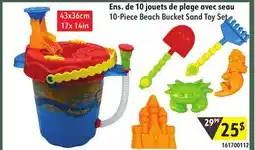 Sushi Shop 10-Piece Beach Bucket Sand Toy Set offer
