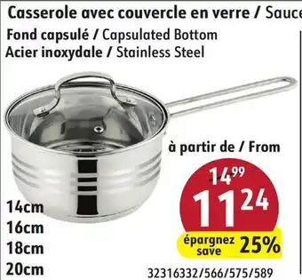 Sushi Shop Saucepan with Glass Lid offer