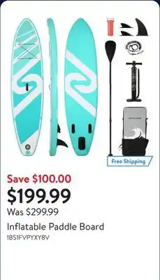 Walmart Inflatable Paddle Board offer