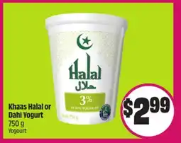 Chalo FreshCo Khaas Halal or Dahi Yogurt 750 g offer