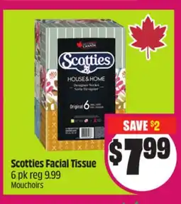 Chalo FreshCo Scotties Facial Tissue 6 pk offer