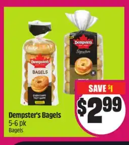 Chalo FreshCo Dempster's Bagels 5-6 pk offer