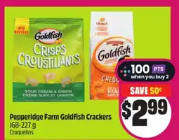 Chalo FreshCo Pepperidge Farm Goldfish Crackers 168-227 g offer