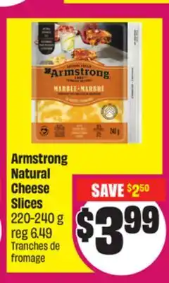 Chalo FreshCo Armstrong Natural Cheese Slices 220-240 g offer