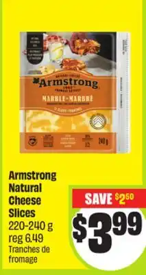 FreshCo Armstrong Natural Cheese Slices 220-240 g offer