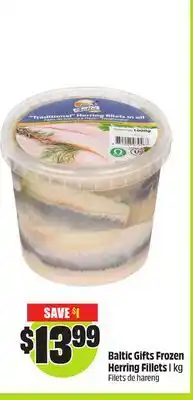 Chalo FreshCo Baltic Frozen Herring Fillets 1 kg offer