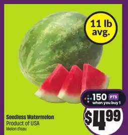 Chalo FreshCo Seedless Watermelon Product of USA offer