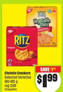 FreshCo Christie Crackers Selected Varieties 180-185 g offer