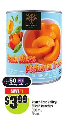 Chalo FreshCo Peach Tree Valley Sliced Peaches 850 mL offer