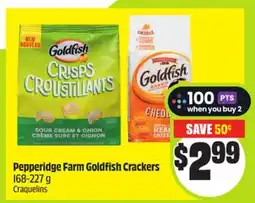 FreshCo Pepperidge Farm Goldfish Crackers 168-227 g offer
