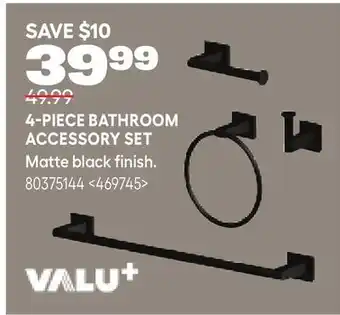RONA 4-PIECE BATHROOM ACCESSORY SET offer
