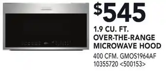 RONA 1.9 CU. FT. OVER-THE-RANGE MICROWAVE HOOD offer