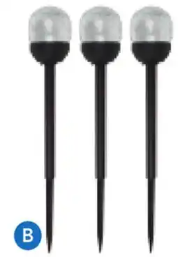 RONA 3-pack. Bright white solar landscape lights offer