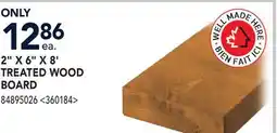 RONA 2 x 6 x 8 Treated Wood Board offer