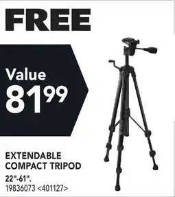 RONA EXTENDABLE COMPACT TRIPOD 22-61 offer