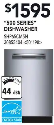 RONA 500 SERIES DISHWASHER offer