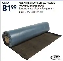 RONA WEATHERTEX SELF-ADHESIVE ROOFING MEMBRANE offer