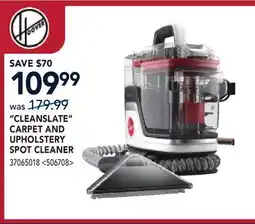 RONA HOOVER CLEANSLATE CARPET AND UPHOLSTERY SPOT CLEANER offer