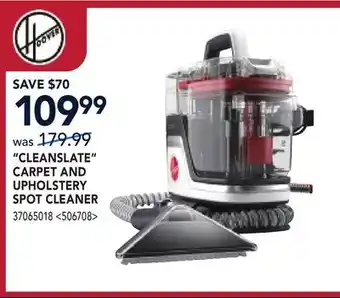 RONA HOOVER CLEANSLATE CARPET AND UPHOLSTERY SPOT CLEANER offer