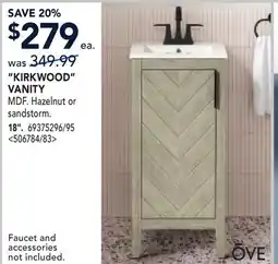 RONA KIRKWOOD VANITY offer