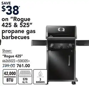 RONA Rogue 425 Propane Gas Barbecues offer