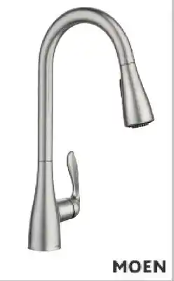 RONA MOEN GEORGENE PU LL-DOWN KITCHEN FAUCET offer