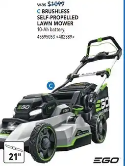 RONA BRUSHLESS SELF-PROPELLED LAWN MOWER offer
