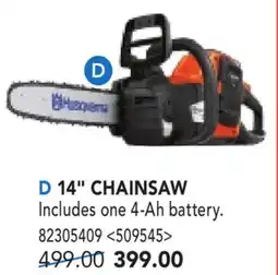 RONA 14 Chainsaw offer