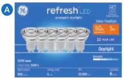 RONA 6-Pack, Daylight REFRESH GU10 LED BULBS offer