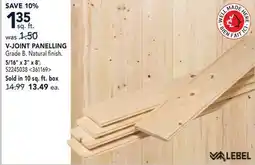 RONA V-JOINT PANELLING offer