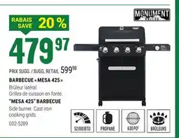 BMR BARBECUE MESA 425 offer