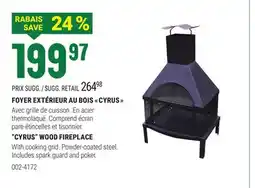 BMR FOYER EXTÉRIEUR AU BOIS  CYRUS  offer