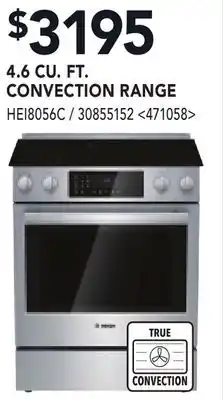 RONA 4.6 CU. FT. CONVECTION RANGE offer