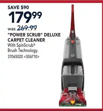 RONA POWER SCRUB DELUXE CARPET CLEANER offer