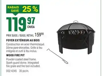 BMR FOYER EXTÉRIEUR AU BOIS offer