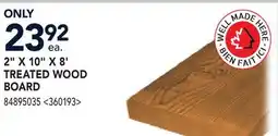 RONA 2 x 10 x 8' TREATED WOOD BOARD offer