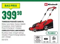 BMR TONDEUSE POUSSÉE SANS FIL offer