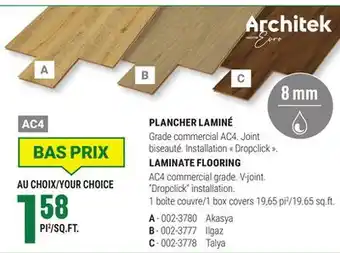 BMR PLANCHER LAMINÉ offer