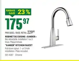 BMR XANDER KITCHEN FAUCET offer