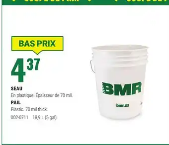 BMR SEAU offer