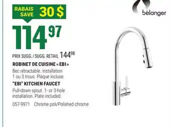BMR ROBINET DE CUISINE  EBI  offer
