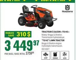 BMR TRACTEUR À GAZON TS142 offer
