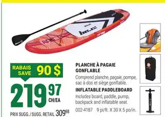 BMR INFLATABLE PADDLEBOARD offer