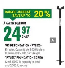BMR VIS DE FONDATION  PYLEX  offer