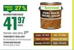 BMR TEINTURE ET SCELLANT offer