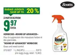 BMR ROUND UP ADVANCED HERBICIDE offer